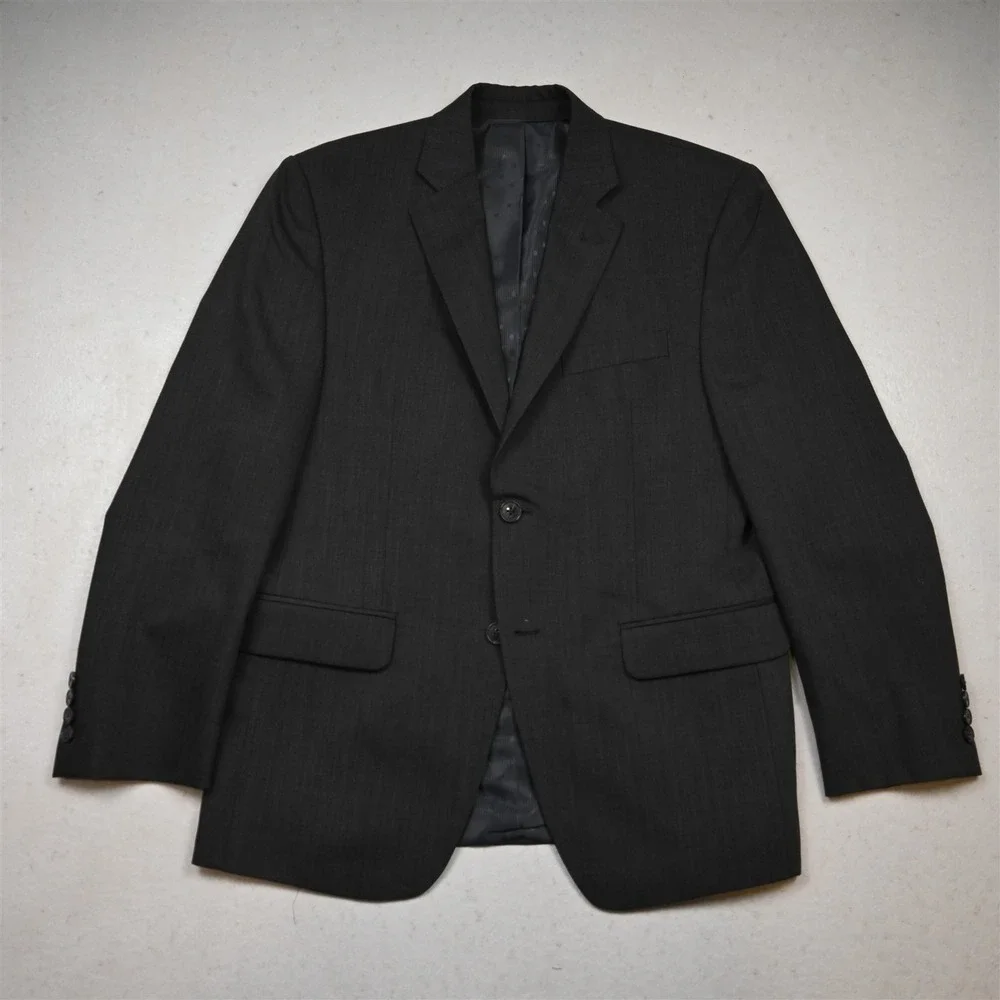 Perry‎ Ellis 38S Gray Mens Blazer Suit Jacket Sport Coat